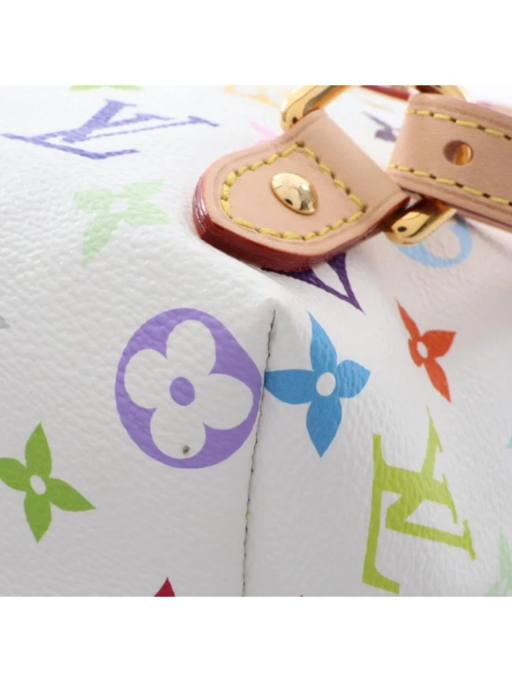 Louis Vuitton Backpack LV TM Venice Monogram Multicolor Blanc Canvas Leather LV